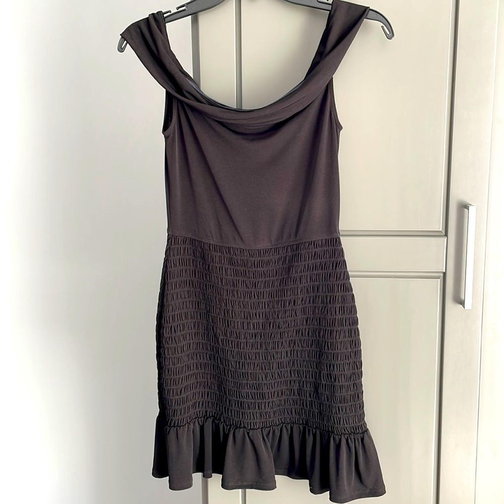 BCBGeneration Over-the-Shoulder Mini Dress